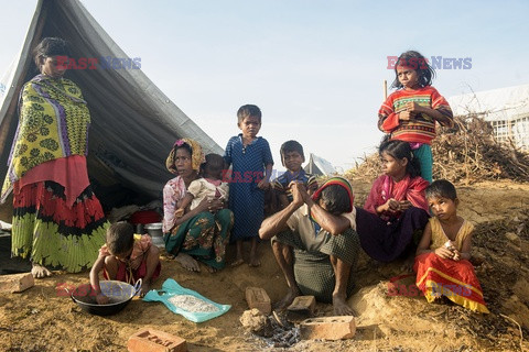 Bangladesz - obóz dla ludu Rohingya - Vu Images