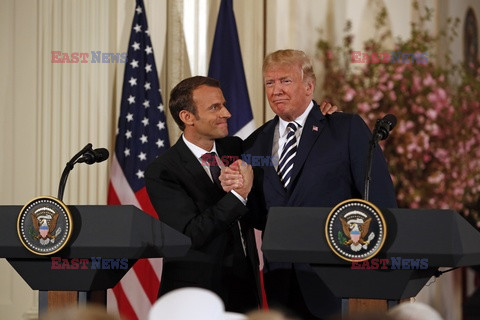 Emmanuel Macron z wizytą w USA