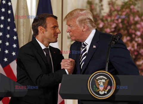 Emmanuel Macron z wizytą w USA