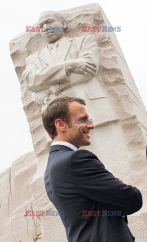 Emmanuel Macron z wizytą w USA