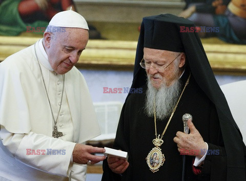 Spotkanie papieża Franciszka z patriarchą Konstantynopola Bartłomiejem I