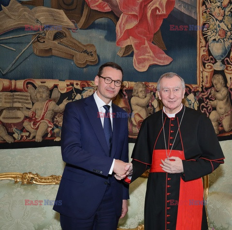 Premier Morawiecki z rodziną podczas audiencji u papieża Franciszka