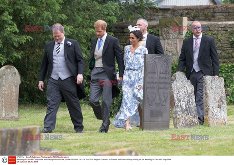 Książęta Sussex na ślubie kuzynki