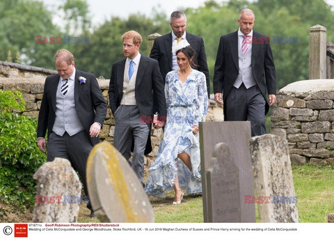 Książęta Sussex na ślubie kuzynki