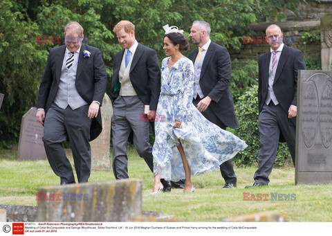 Książęta Sussex na ślubie kuzynki