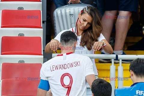 MŚ 2018 - Anna Lewandowska na trybunach