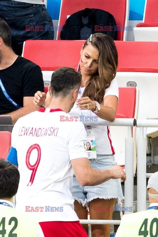 MŚ 2018 - Anna Lewandowska na trybunach