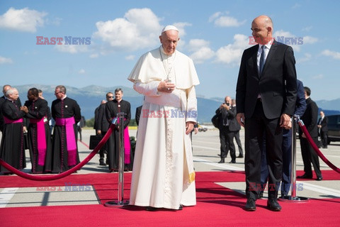 Papież Franciszek z wizytą w Światowej Radzie Kościołów w Genewie