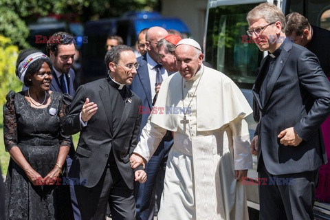 Papież Franciszek z wizytą w Światowej Radzie Kościołów w Genewie