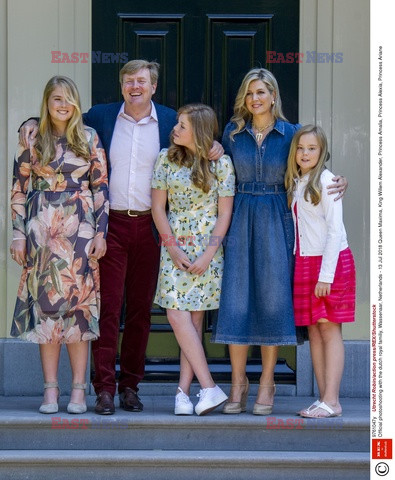Sesja zdjęciowa rodziny królewskiej Holandii w ich rezydencji