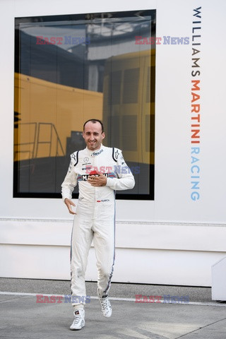 Robert Kubica na testach na torze Hungaroring