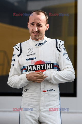 Robert Kubica na testach na torze Hungaroring