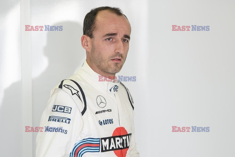 Robert Kubica na testach na torze Hungaroring