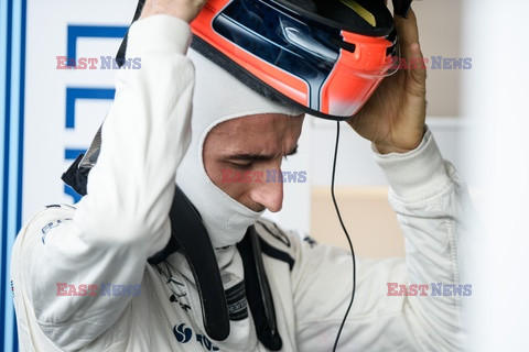 Robert Kubica na testach na torze Hungaroring