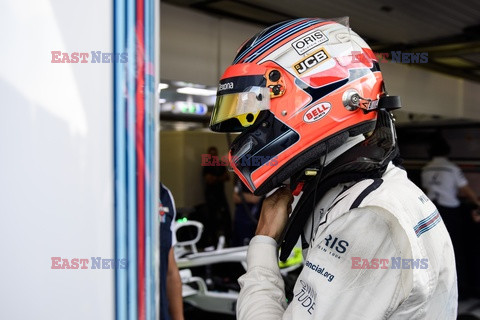 Robert Kubica na testach na torze Hungaroring