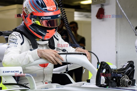 Robert Kubica na testach na torze Hungaroring