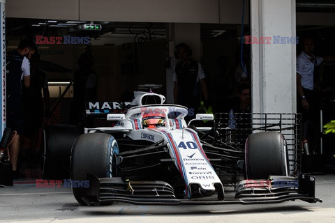 Robert Kubica na testach na torze Hungaroring