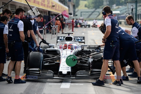 Robert Kubica na testach na torze Hungaroring