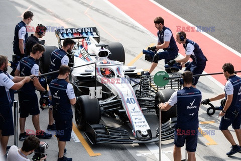 Robert Kubica na testach na torze Hungaroring