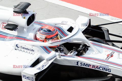 Robert Kubica na testach na torze Hungaroring