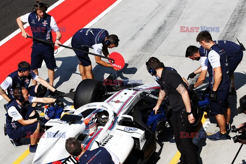 Robert Kubica na testach na torze Hungaroring