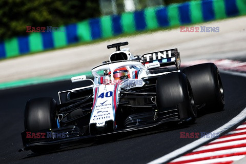 Robert Kubica na testach na torze Hungaroring