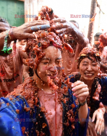 Hiszpańska Tomatina - AFP