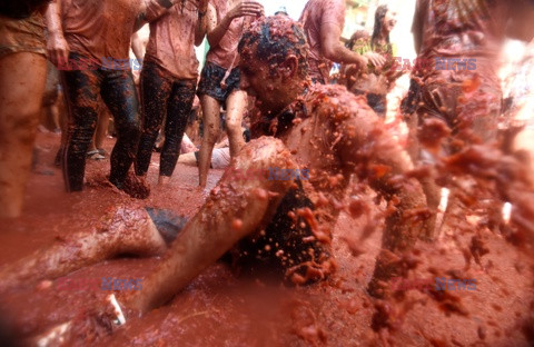 Hiszpańska Tomatina - AFP