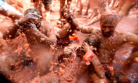 Hiszpańska Tomatina - AFP