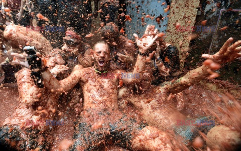 Hiszpańska Tomatina - AFP