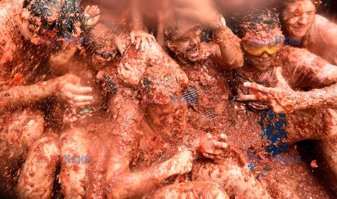 Hiszpańska Tomatina - AFP