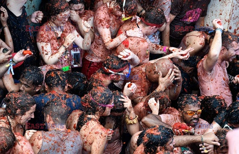 Hiszpańska Tomatina - AFP