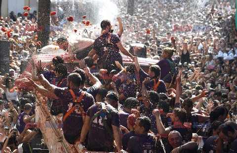 Hiszpańska Tomatina - AFP