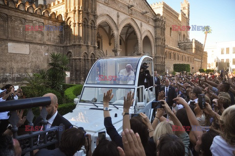 Papież Franciszek w Palermo