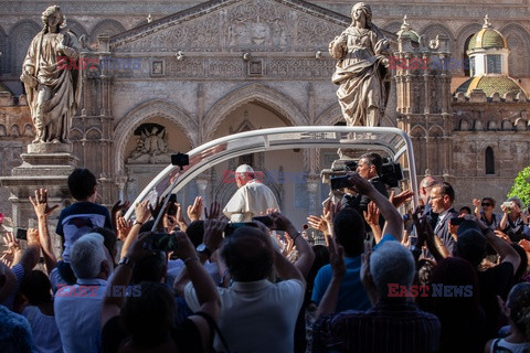 Papież Franciszek w Palermo