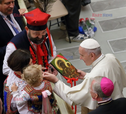 Pielgrzymka archidiecezji z Krakowa z wizytą u papieża Franciszka