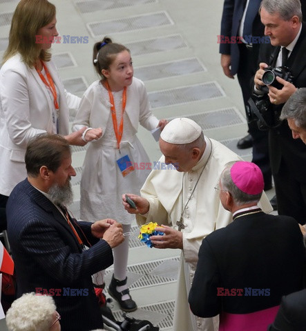 Pielgrzymka archidiecezji z Krakowa z wizytą u papieża Franciszka