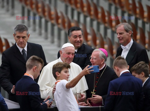 Pielgrzymka archidiecezji z Krakowa z wizytą u papieża Franciszka