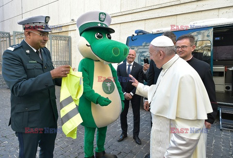 Papież Franciszek spotkał się z polskim krokodylem