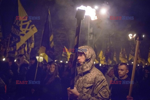 Ukraina - marsz nacjonalistów w Kijowie - Redux