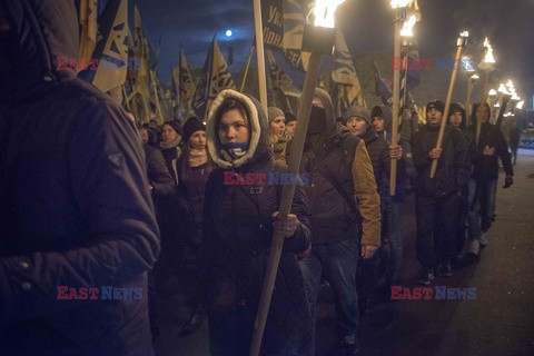 Ukraina - marsz nacjonalistów w Kijowie - Redux