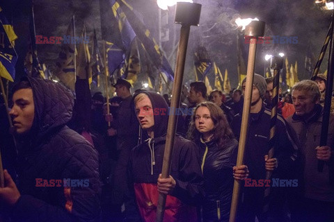 Ukraina - marsz nacjonalistów w Kijowie - Redux