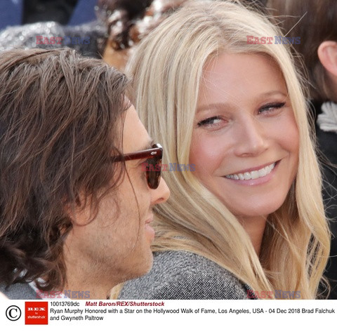 Gwyneth Paltrow na przyznaniu gwiazdy Ryanowi Murphy'emu