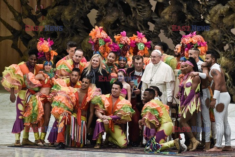 Cyrkowcy z Kuby na audiencji u Papieża Franciszka