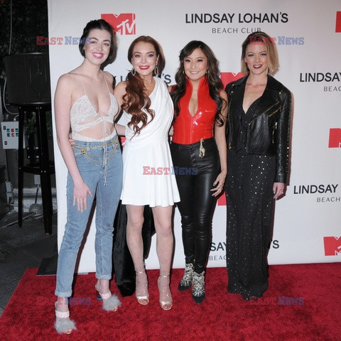 Lindsay Lohan na premierze swojego programu w MTV