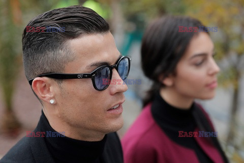 Cristiano Ronaldo i Georgina Rodriguez w drodze do sądu