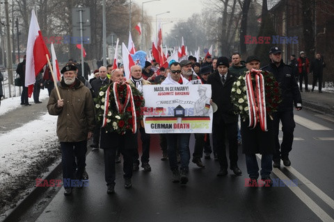 Marsz narodowców w Oświęcimiu