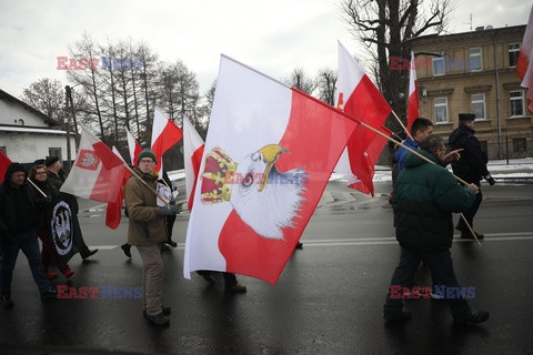 Marsz narodowców w Oświęcimiu