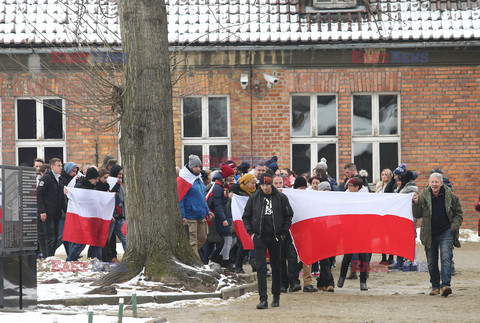 Marsz narodowców w Oświęcimiu