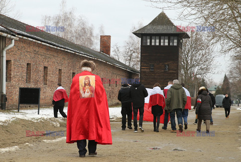 Marsz narodowców w Oświęcimiu